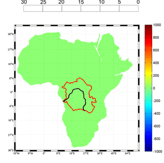 Animation GIF showing geodynamic evolution of Africa
